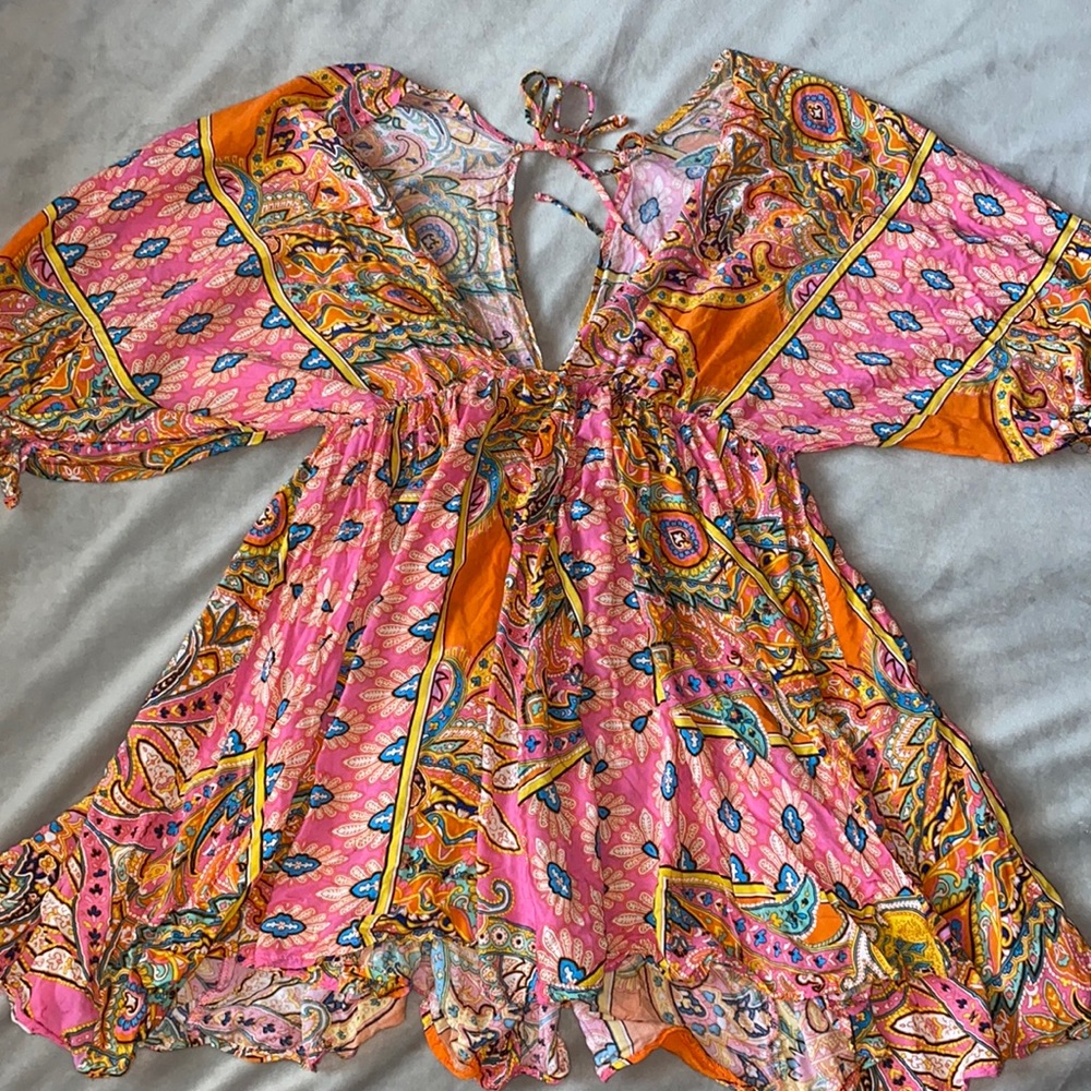 VICI floral print dress LARGE